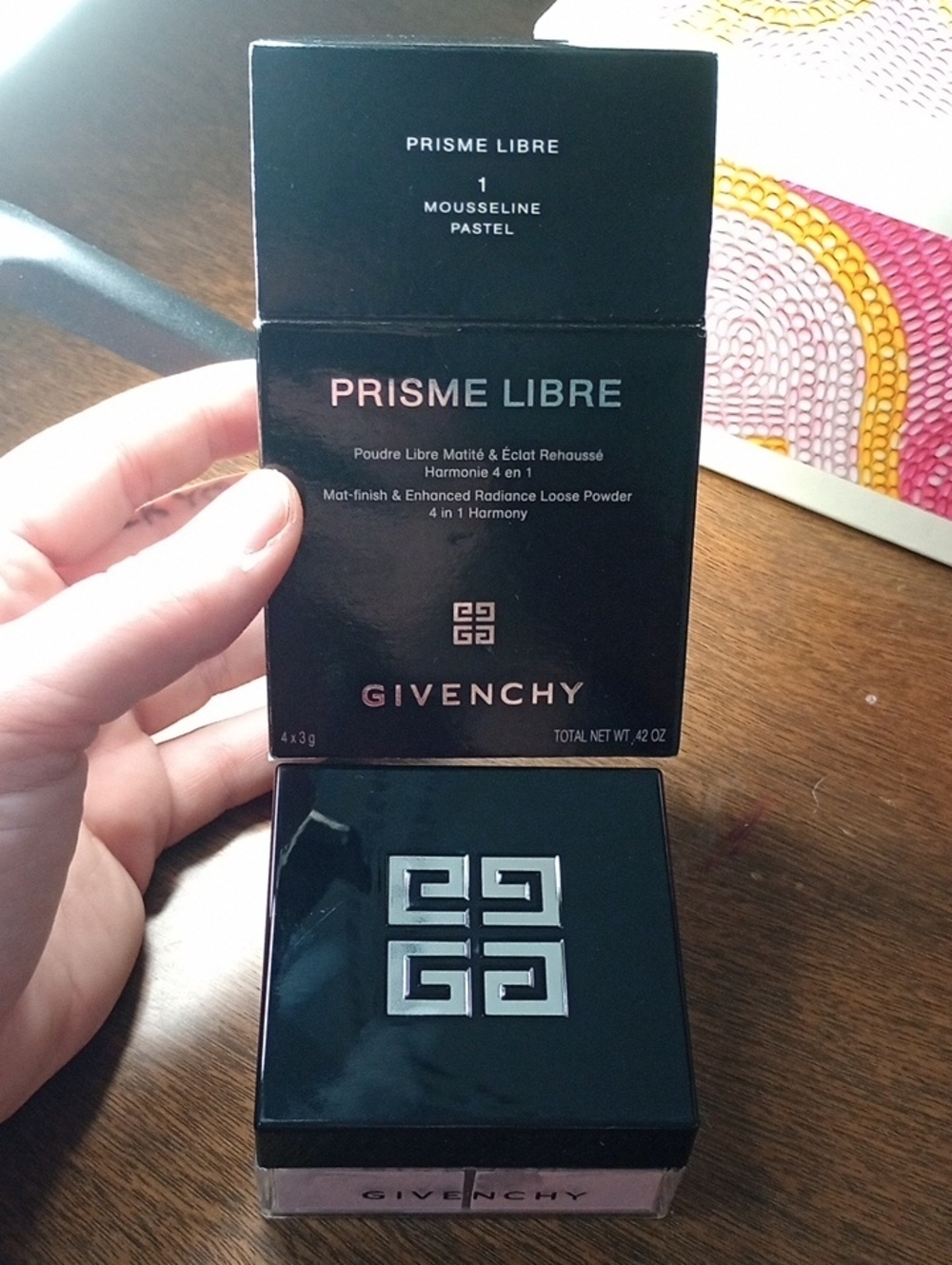 Givenchy Prisme Libre Compact in Black with Silver Logo